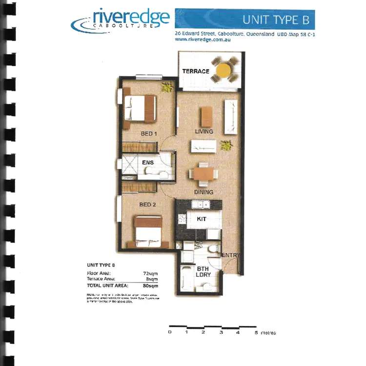 Floorplan of Homely unit listing, 326/26-32 Edward Street, Caboolture QLD 4510