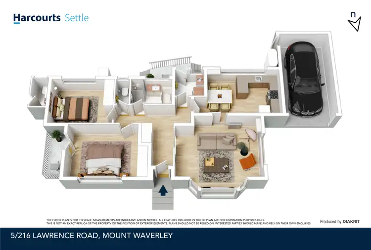 Floorplan of Homely unit listing, 5/216-218 Lawrence Road, Mount Waverley VIC 3149