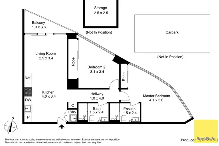 Floorplan of Homely apartment listing, 617/555 St Kilda Road, Melbourne VIC 3004