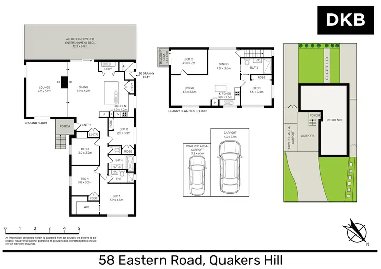 Floorplan of Homely house listing, 58-58A Eastern Road, Quakers Hill NSW 2763