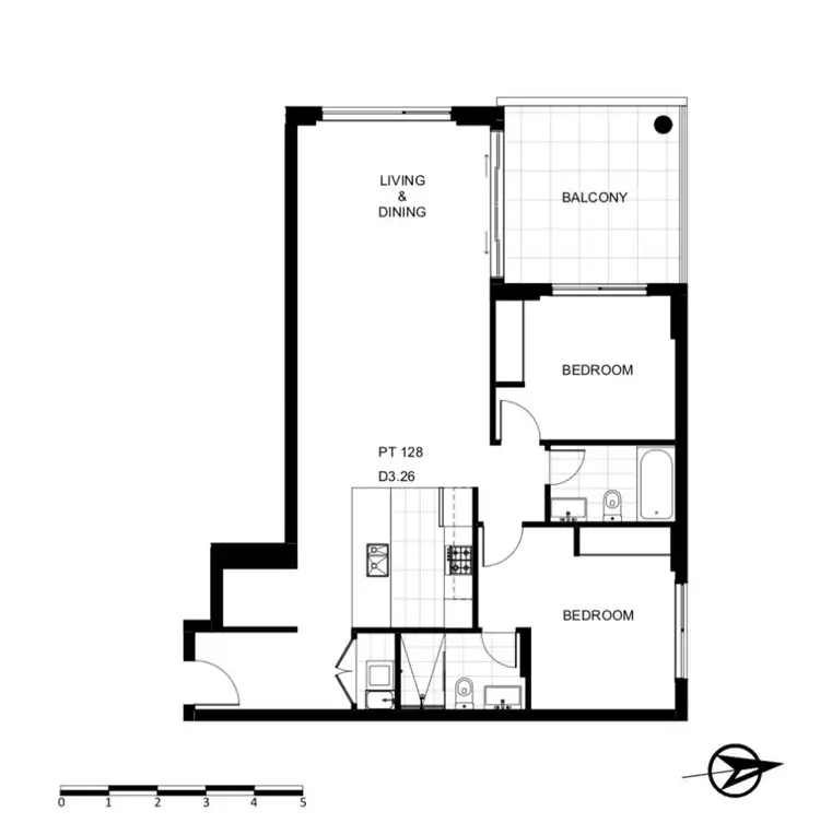 Floorplan of Homely apartment listing, 326/12B Isla Street, Schofields NSW 2762