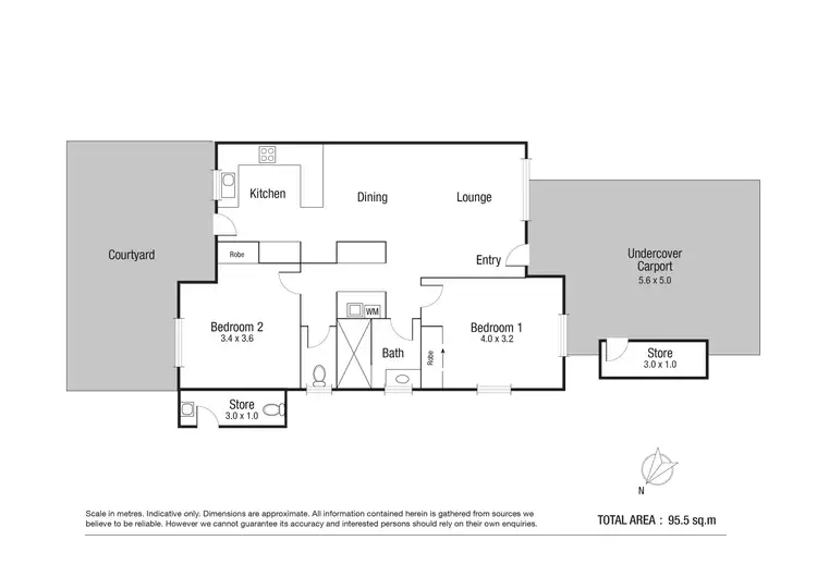 Floorplan of Homely unit listing, 13/14-16 Bent Street, Mundingburra QLD 4812