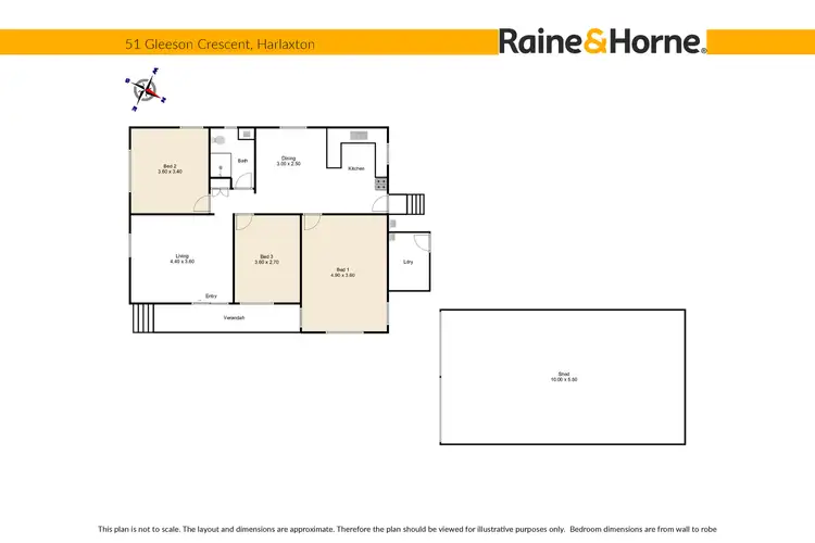 Floorplan of Homely house listing, 51 Gleeson Crescent, Harlaxton QLD 4350