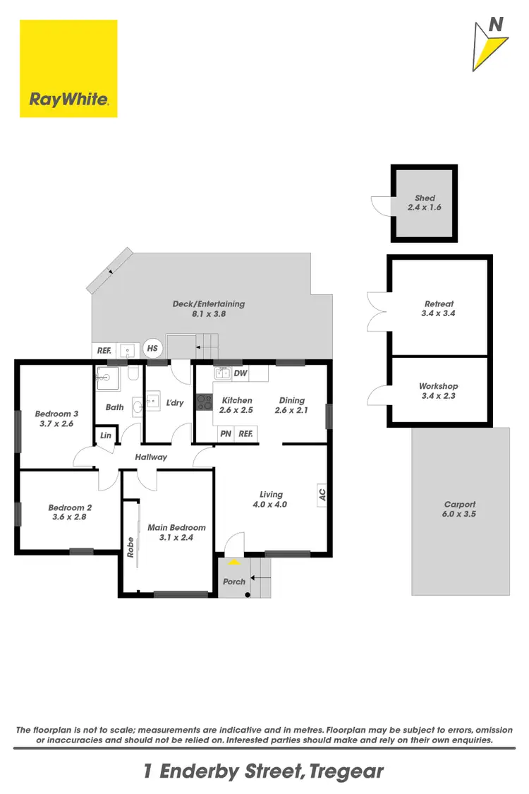 Floorplan of Homely house listing, 1 Enderby Street, Tregear NSW 2770