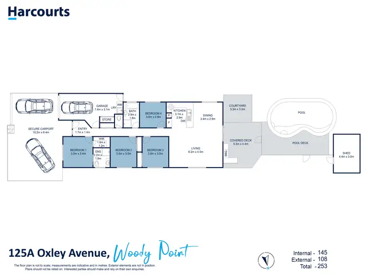 Floorplan of Homely house listing, 125A Oxley Avenue, Woody Point QLD 4019