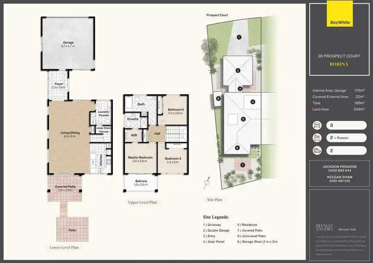 Floorplan of Homely house listing, 28 Prospect Court, Robina QLD 4226