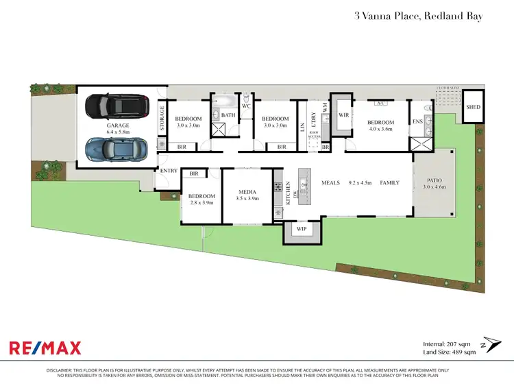 Floorplan of Homely house listing, 3 Vanna Place, Redland Bay QLD 4165