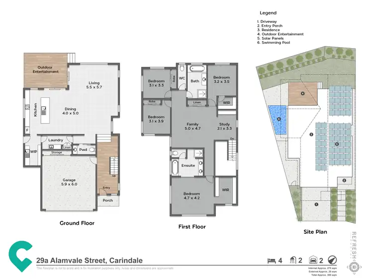Floorplan of Homely house listing, 29A Almavale Street, Carindale QLD 4152