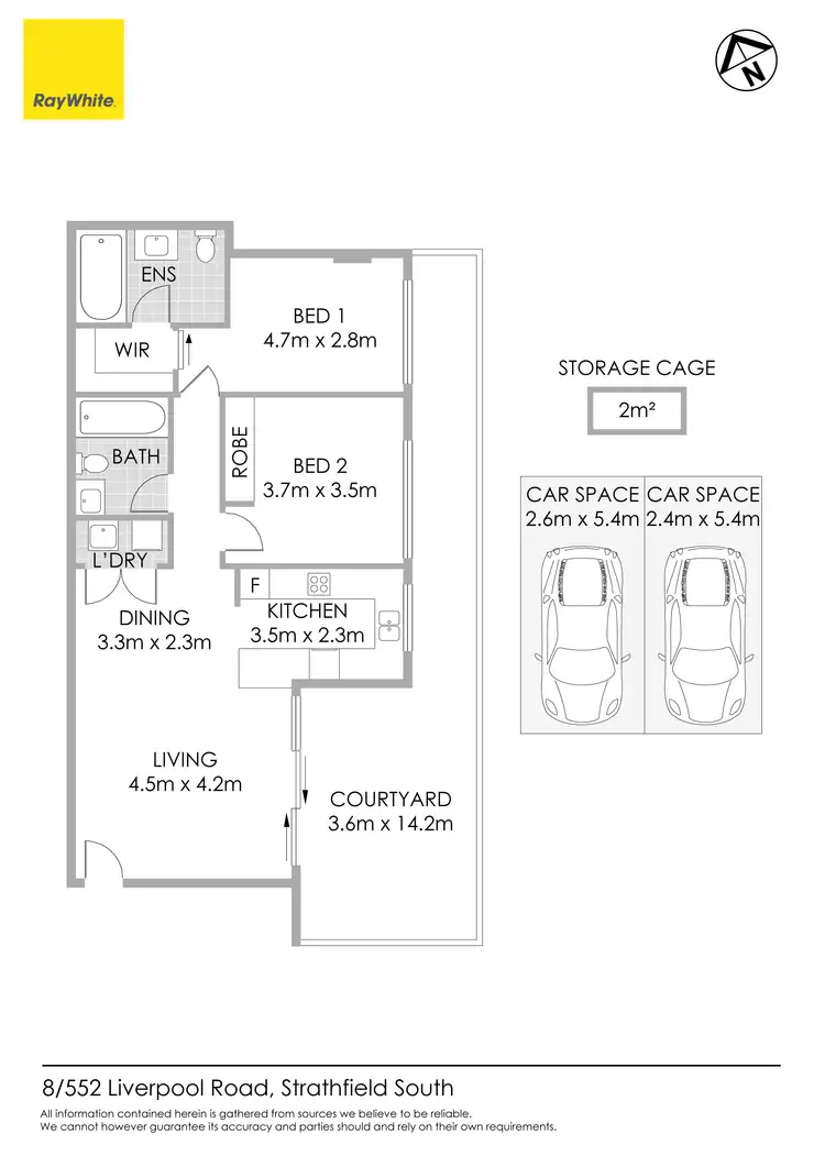 Floorplan of Homely unit listing, 8/552 Liverpool Road, Strathfield South NSW 2136