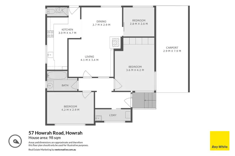 Floorplan of Homely house listing, 57 Howrah Road, Howrah TAS 7018