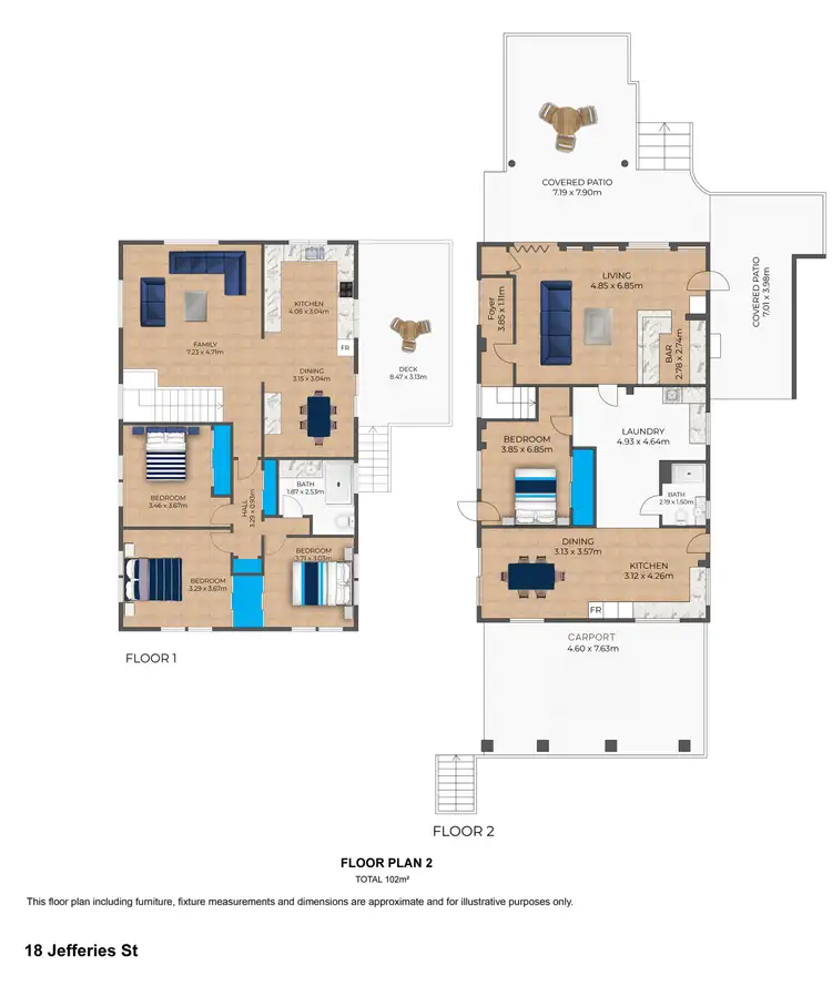 Floorplan of Homely house listing, 18 Jeffries Street, The Range QLD 4700