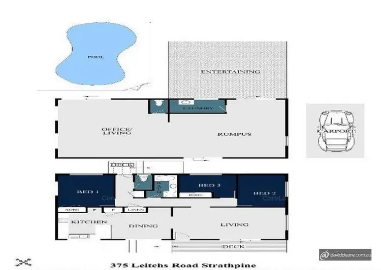 Floorplan of Homely house listing, 375 Leitchs Road, Strathpine QLD 4500