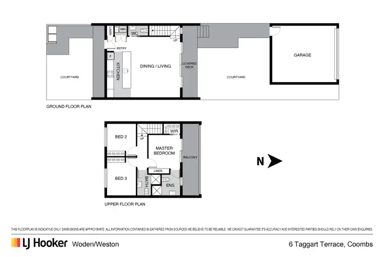Floorplan of Homely house listing, 6 Taggart Terrace, Coombs ACT 2611