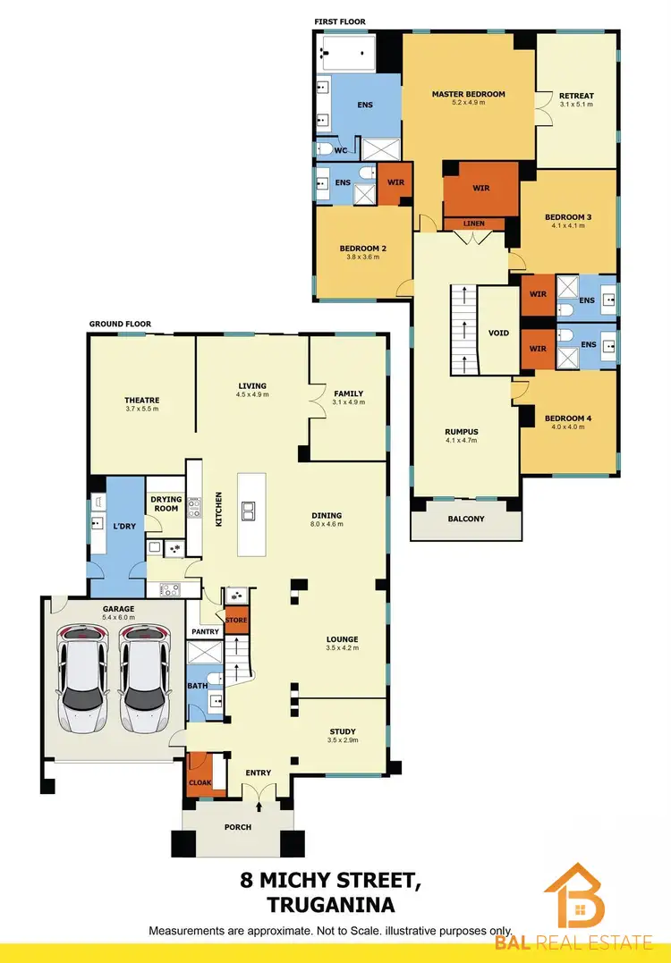 Floorplan of Homely house listing, 8 Michy Street, Truganina VIC 3029