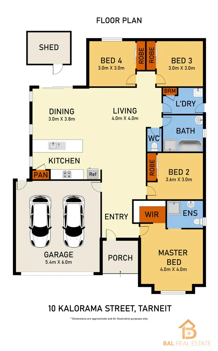Floorplan of Homely house listing, 10 Kalorama Street, Tarneit VIC 3029
