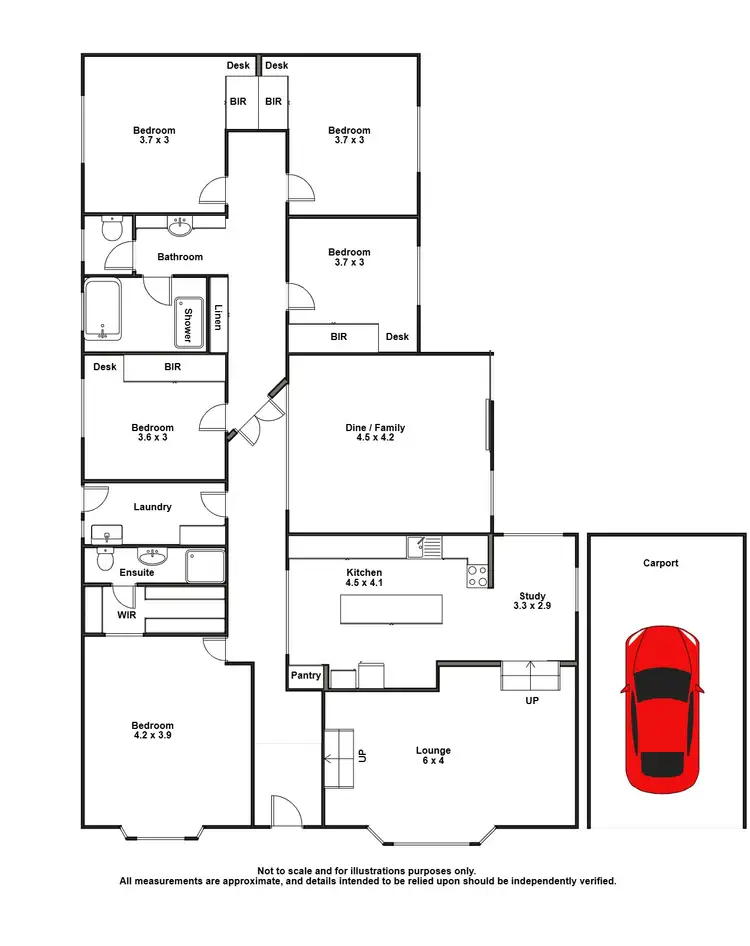 Floorplan of Homely house listing, 18 Simmons Crescent, Port Augusta West SA 5700
