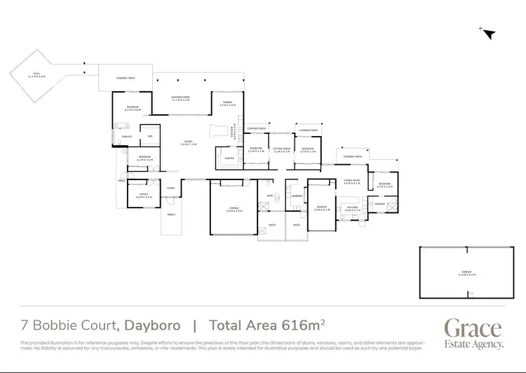 Floorplan of Homely house listing, 7 Bobbie Court, Dayboro QLD 4521