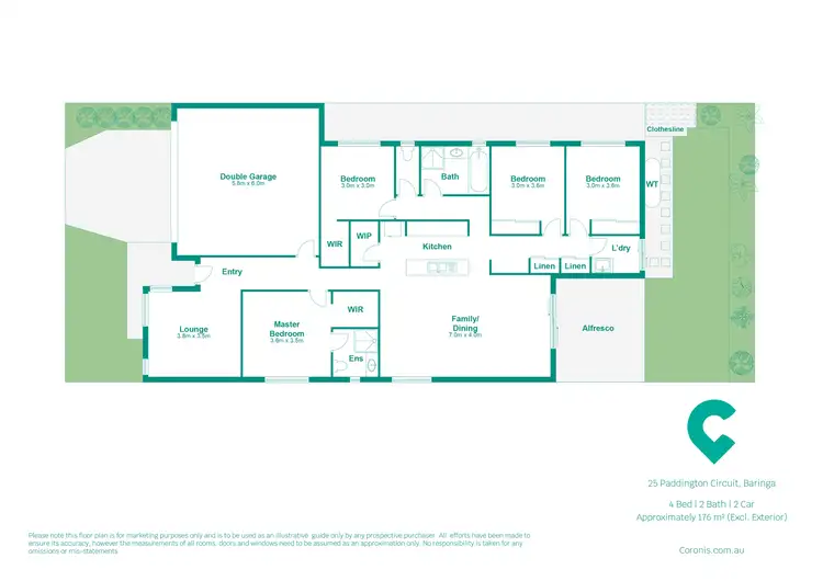 Floorplan of Homely house listing, 25 Paddington Circuit, Baringa QLD 4551