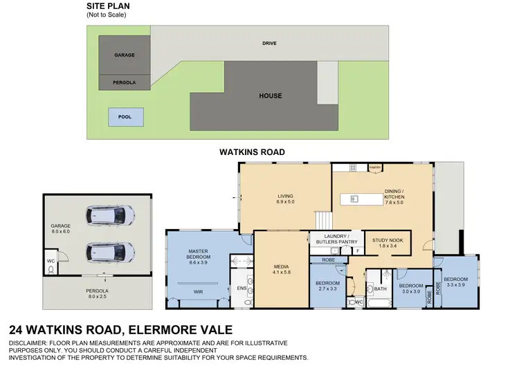 Floorplan of Homely house listing, 24 Watkins Road, Elermore Vale NSW 2287