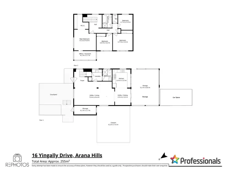 Floorplan of Homely house listing, 16 Yingally Drive, Arana Hills QLD 4054