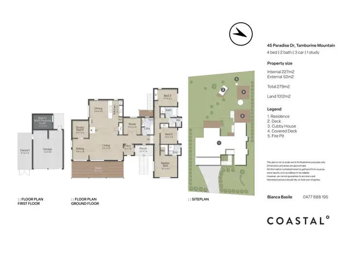 Floorplan of Homely house listing, 45 Paradise Drive, Tamborine Mountain QLD 4272