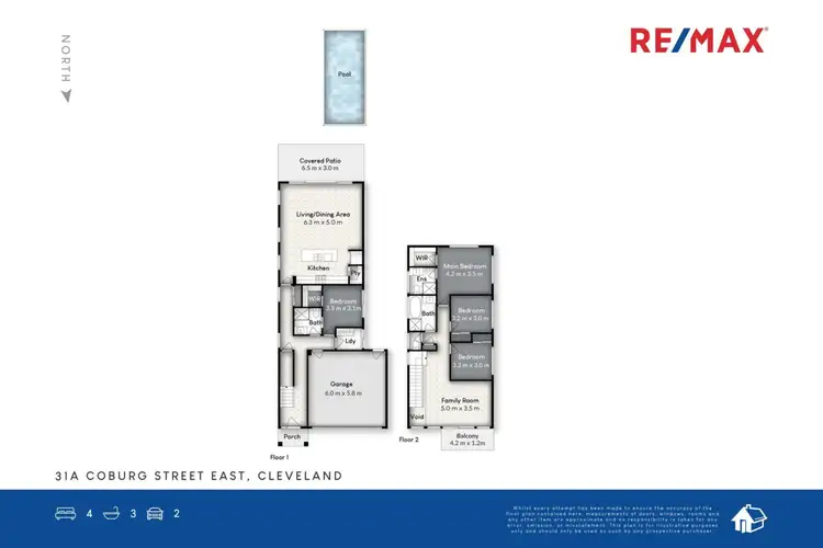 Floorplan of Homely house listing, 31A Coburg Street East, Cleveland QLD 4163
