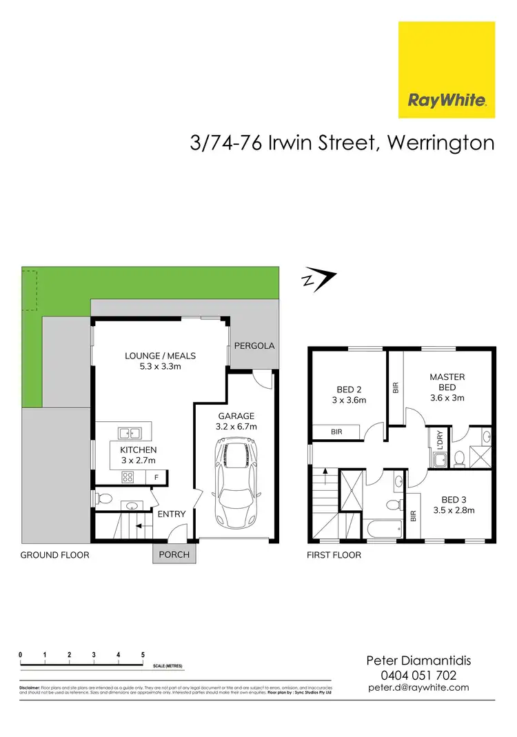 Floorplan of Homely townhouse listing, 9/74-76 Irwin Street, Werrington NSW 2747
