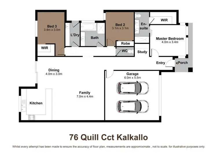 Floorplan of Homely house listing, 76 Quill Circuit, Kalkallo VIC 3064