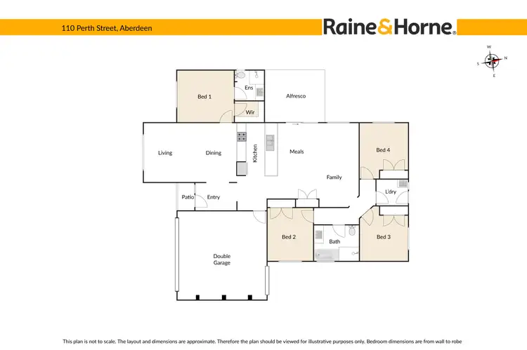 Floorplan of Homely house listing, 110 Perth Street, Aberdeen NSW 2336