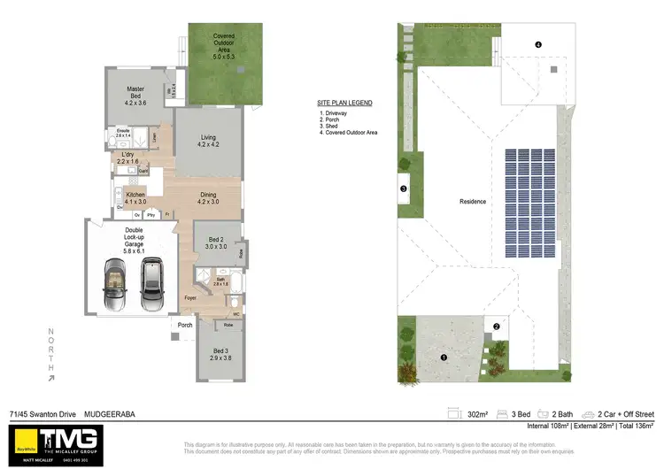 Floorplan of Homely house listing, 71/45 Swanton Drive, Mudgeeraba QLD 4213