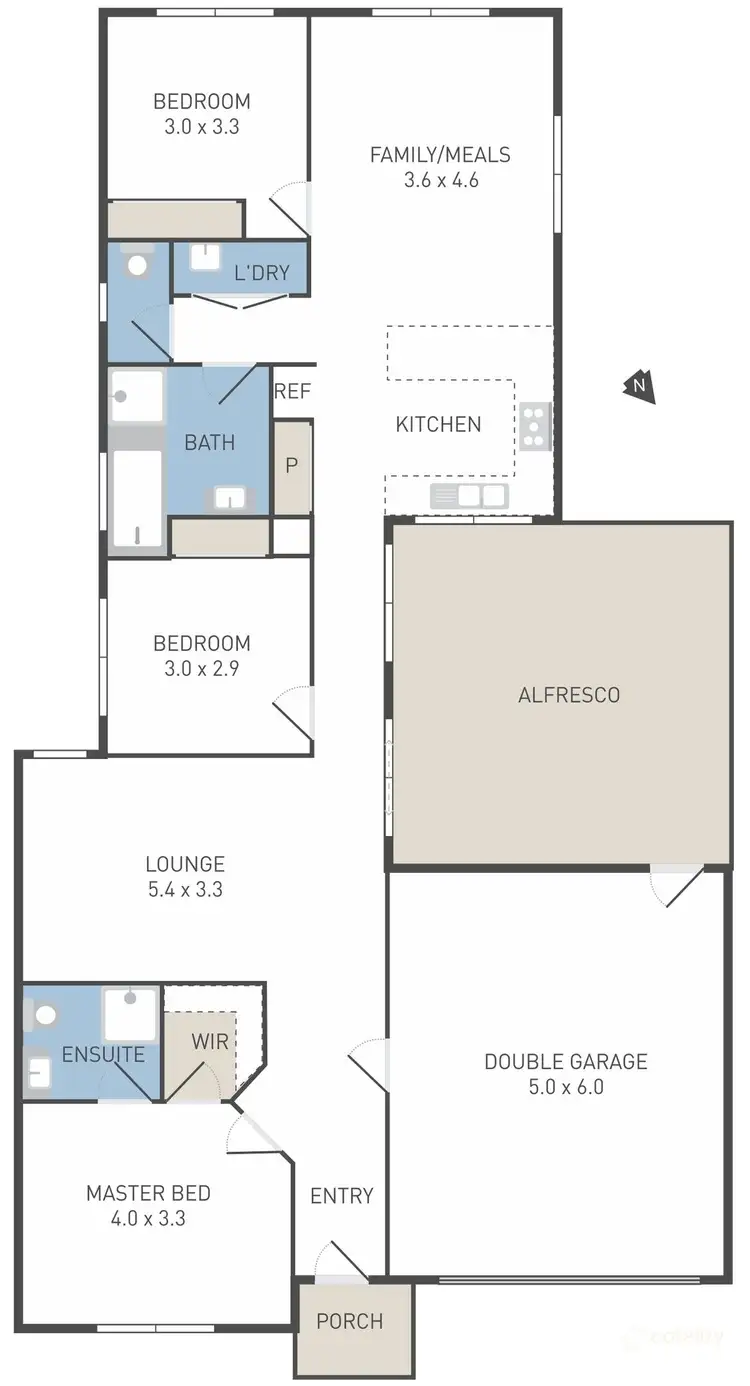 Floorplan of Homely house listing, 20 Nautilus Close, Wyndham Vale VIC 3024