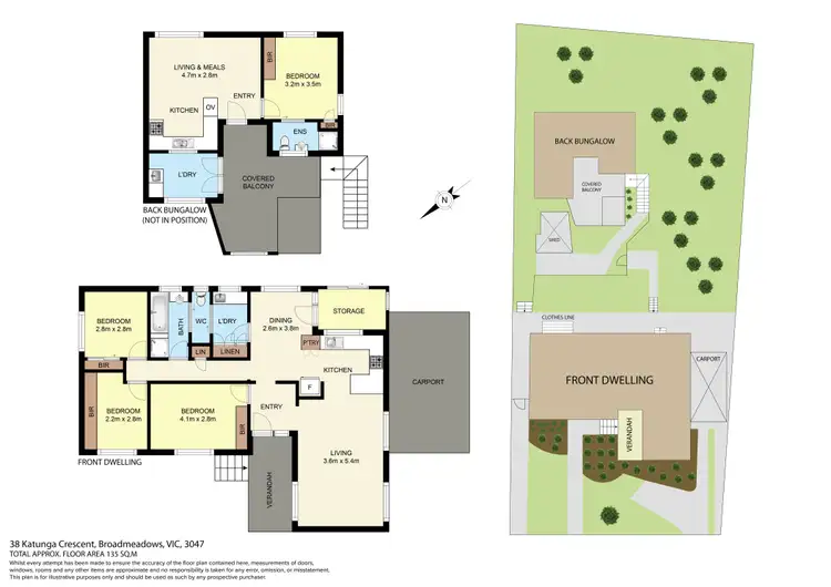 Floorplan of Homely house listing, 38 Katunga Crescent, Broadmeadows VIC 3047
