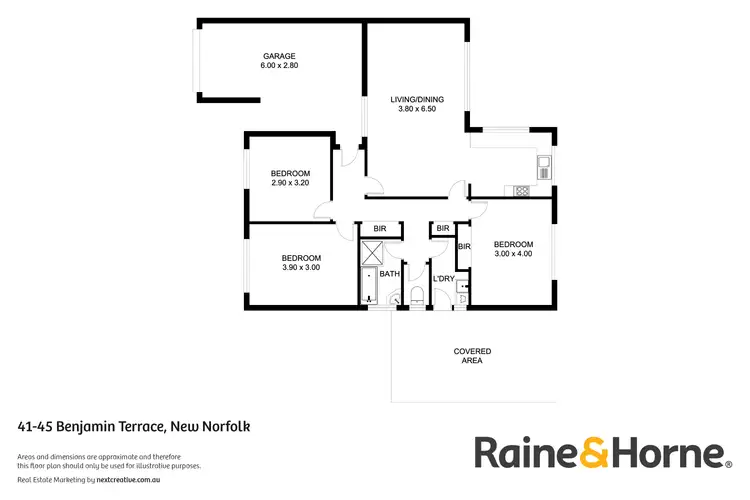 Floorplan of Homely house listing, 41-45 Benjamin Terrace, New Norfolk TAS 7140