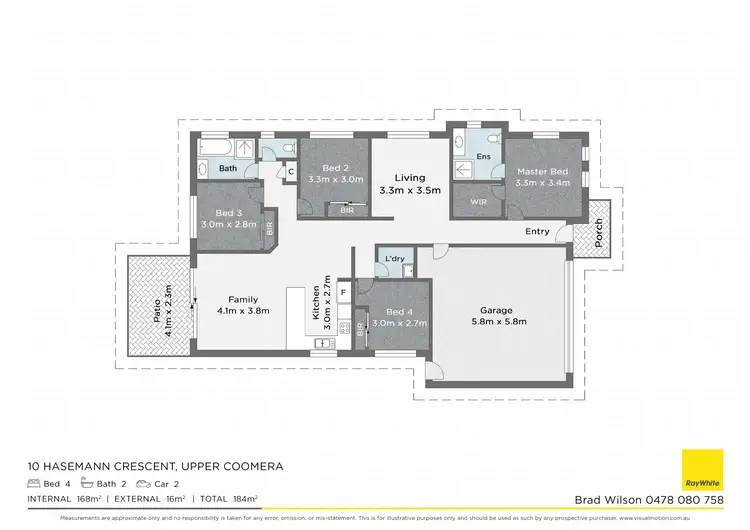 Floorplan of Homely house listing, 10 Hasemann Crescent, Upper Coomera QLD 4209