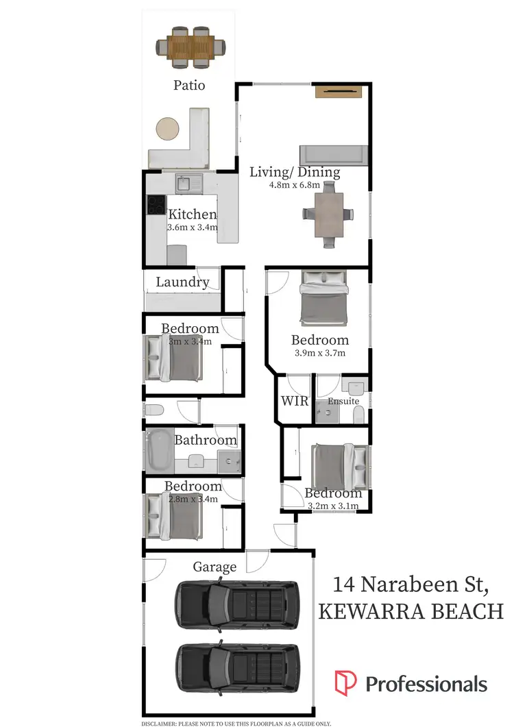 Floorplan of Homely house listing, 14 Narabeen Street, Kewarra Beach QLD 4879