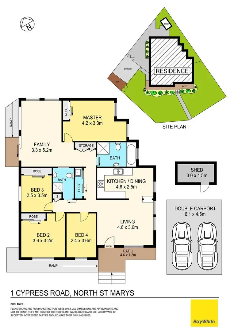 Floorplan of Homely house listing, 1 Cypress Road, North St Marys NSW 2760