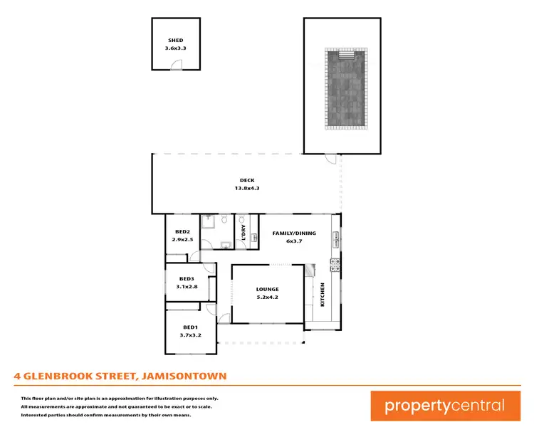 Floorplan of Homely house listing, 4 Glenbrook Street, Jamisontown NSW 2750