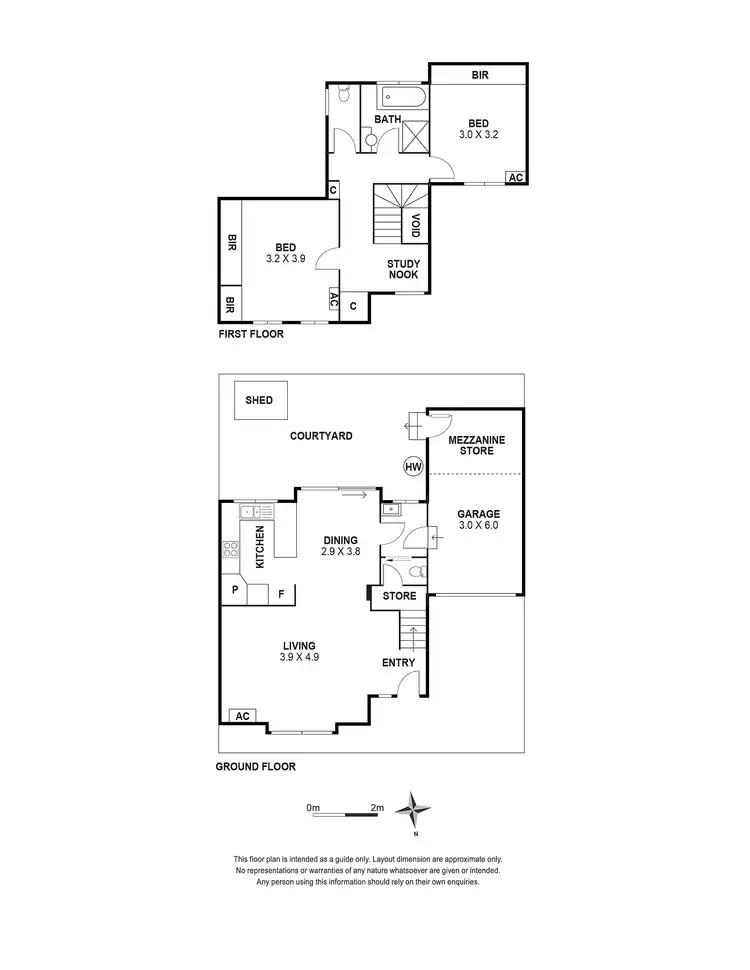 Floorplan of Homely townhouse listing, 7/58 Kanooka Grove, Clayton VIC 3168