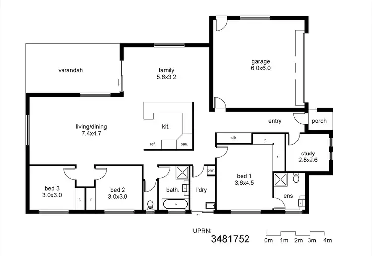 Floorplan of Homely house listing, Address available on request