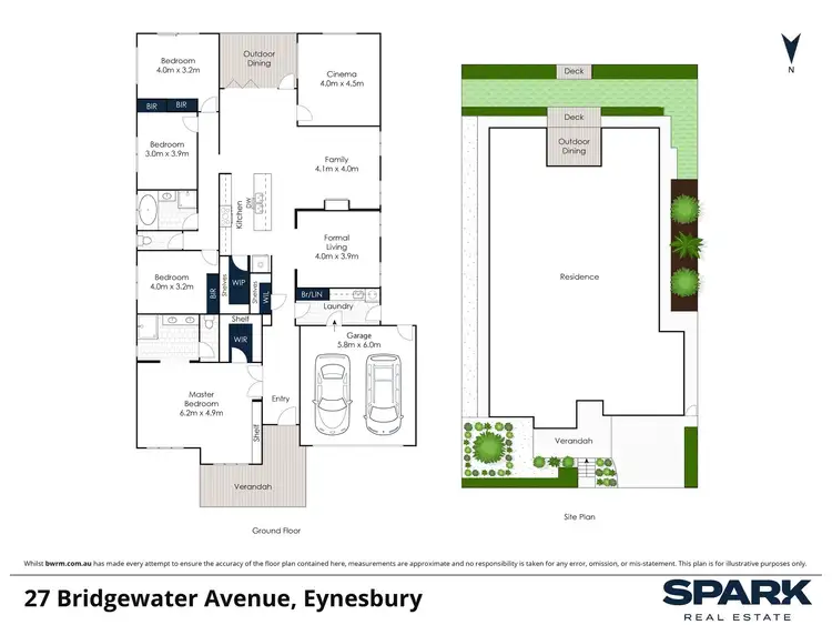 Floorplan of Homely house listing, 27 Bridgewater Avenue, Eynesbury VIC 3338