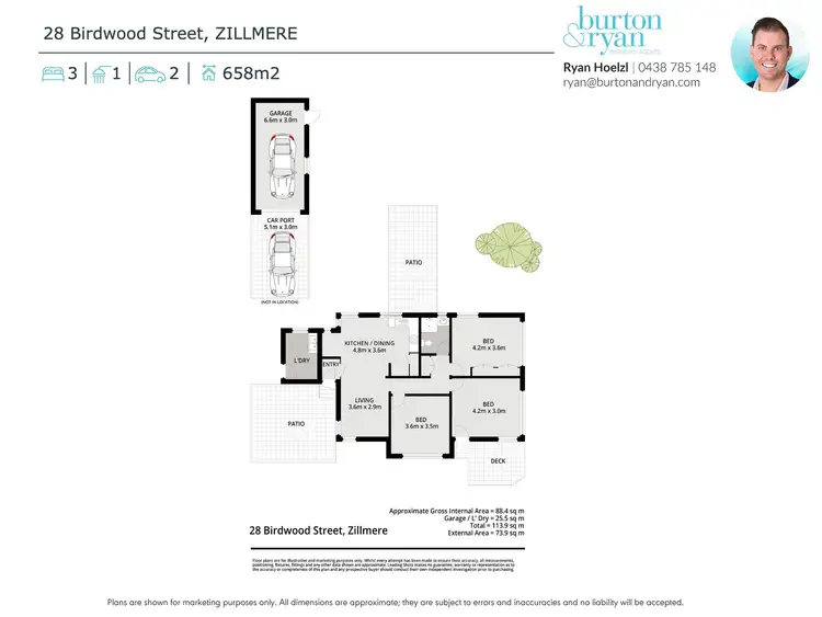 Floorplan of Homely house listing, 28 Birdwood Street, Zillmere QLD 4034