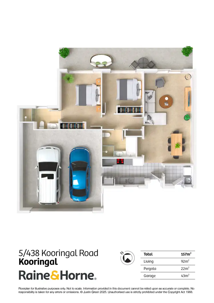 Floorplan of Homely unit listing, 5/438 Kooringal Road, Kooringal NSW 2650