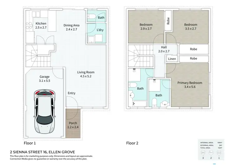 Floorplan of Homely house listing, 16/2 Sienna Street, Ellen Grove QLD 4078