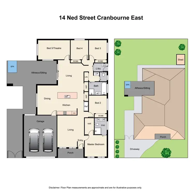 Floorplan of Homely house listing, 14 Ned Street, Cranbourne East VIC 3977