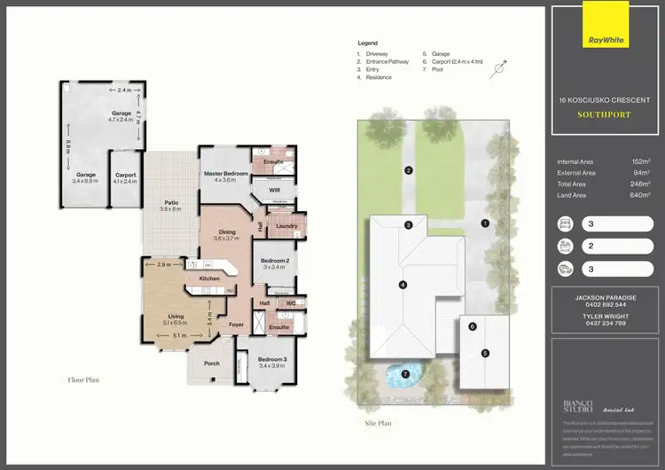 Floorplan of Homely house listing, 16 Kosciusko Crescent, Southport QLD 4215