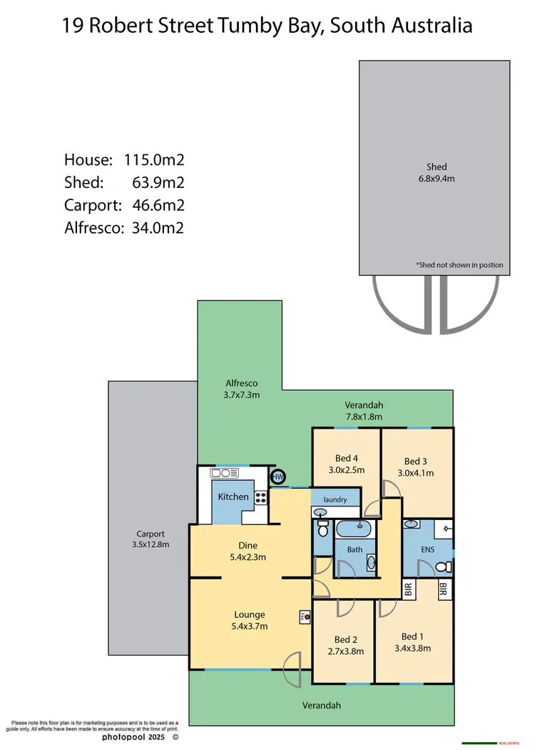 Floorplan of Homely house listing, 19 Robert Street, Tumby Bay SA 5605