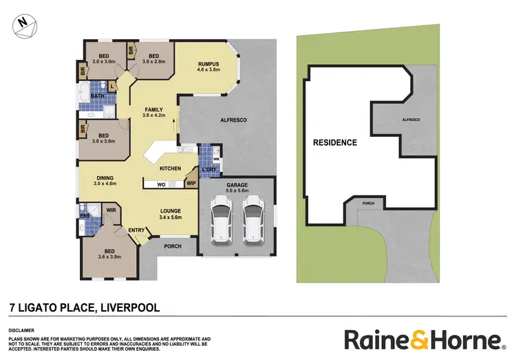 Floorplan of Homely house listing, 7 Ligato Place, Liverpool NSW 2170