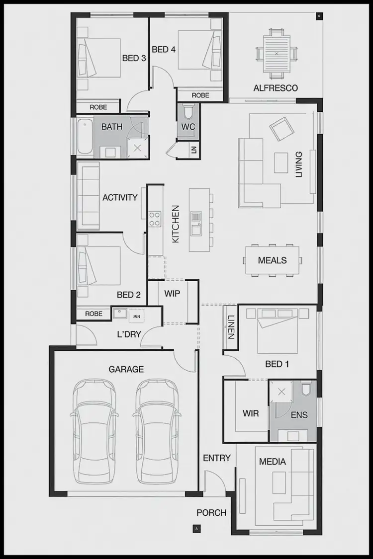 Floorplan of Homely house listing, 24 Vaulter Crescent, South Ripley QLD 4306