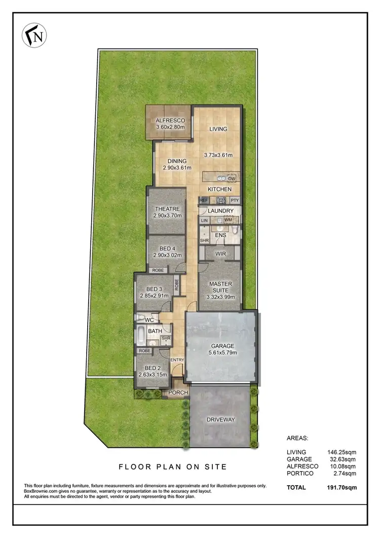 Floorplan of Homely house listing, 3 Angove Road, Baldivis WA 6171