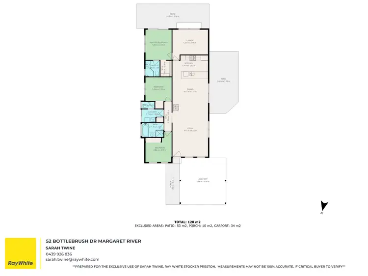 Floorplan of Homely house listing, 52 Bottlebrush Drive, Margaret River WA 6285